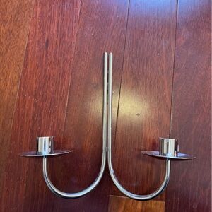 H&M Silver Double Wall Candle Holder